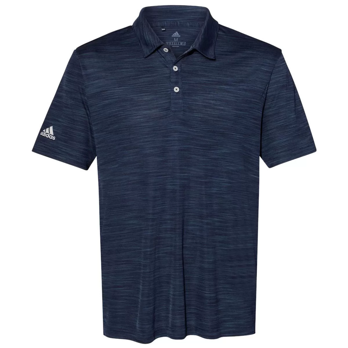 adidas Men's Collegiate Navy Melange Sport Polo