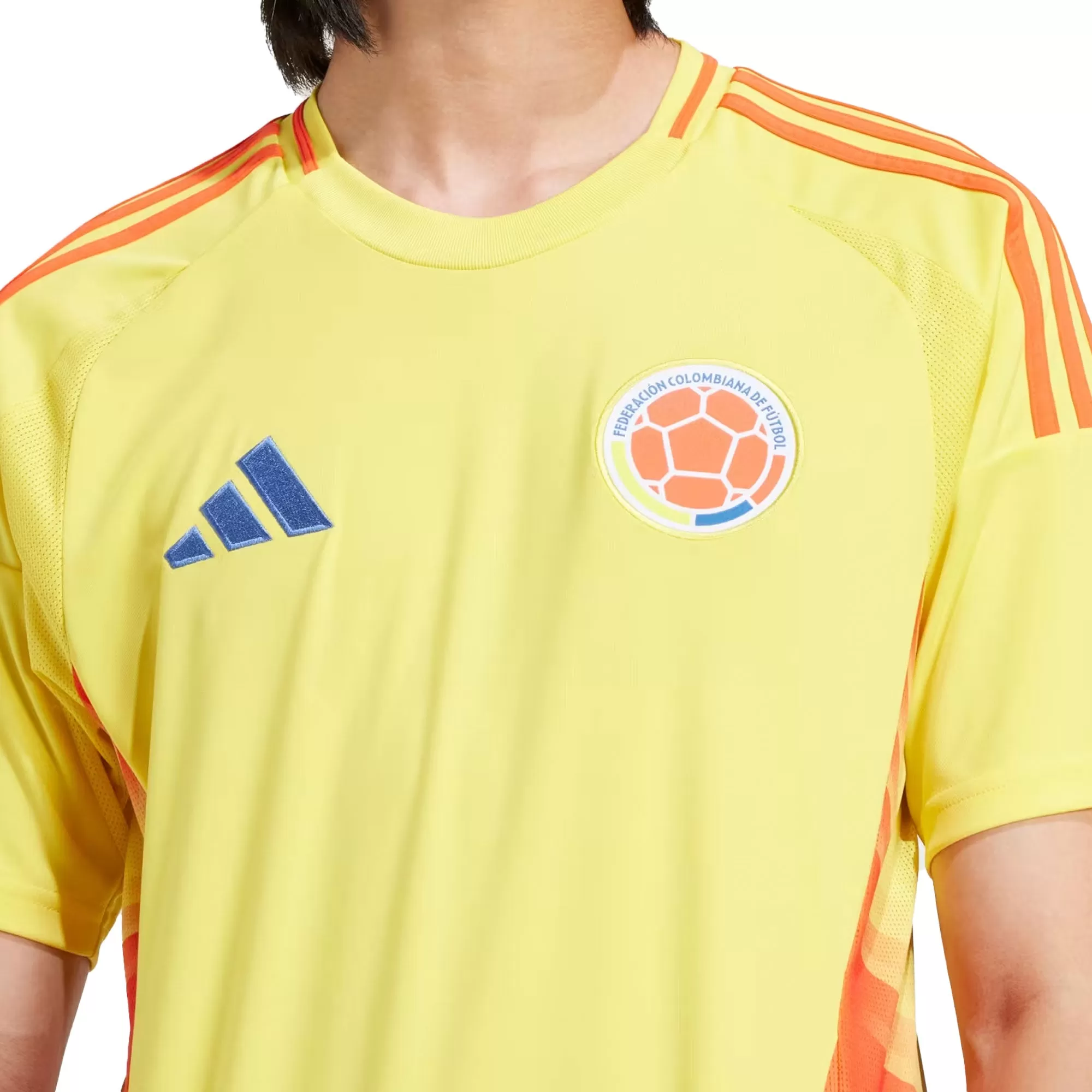 adidas Men's Colombia 2024/25 Home Jersey Yellow