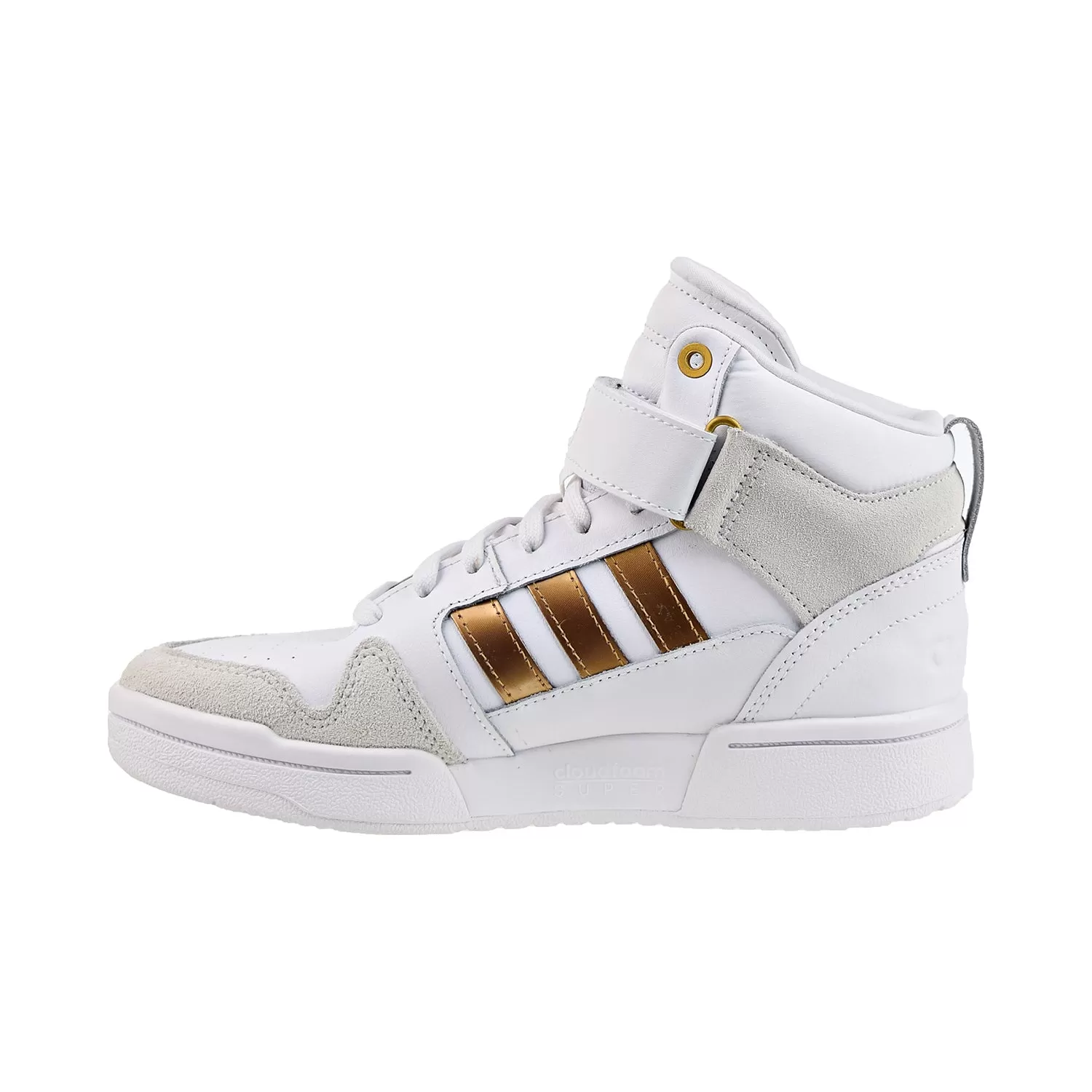 Adidas Postmove Mid Cloudfoam Super Women's Shoes Cloud White-Matte Gold