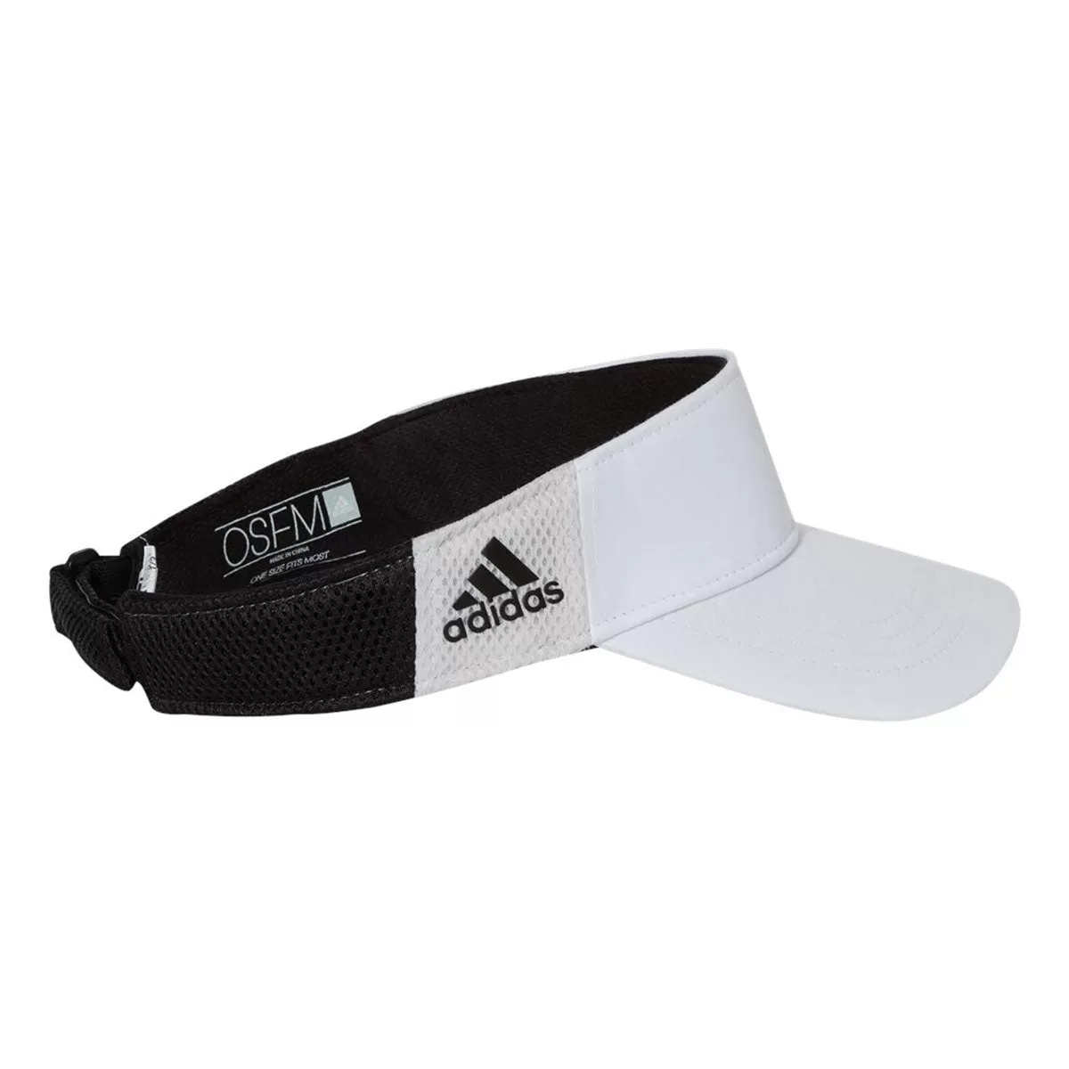 adidas White Low Crown Visor