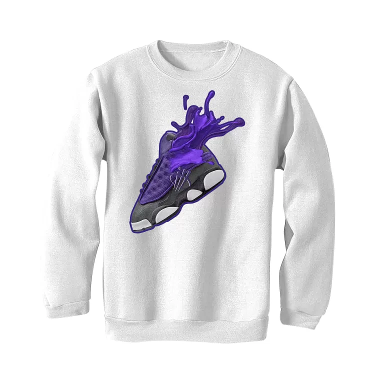 Air Jordan 13 Retro Purple Venom White T-Shirt (SPLASH)