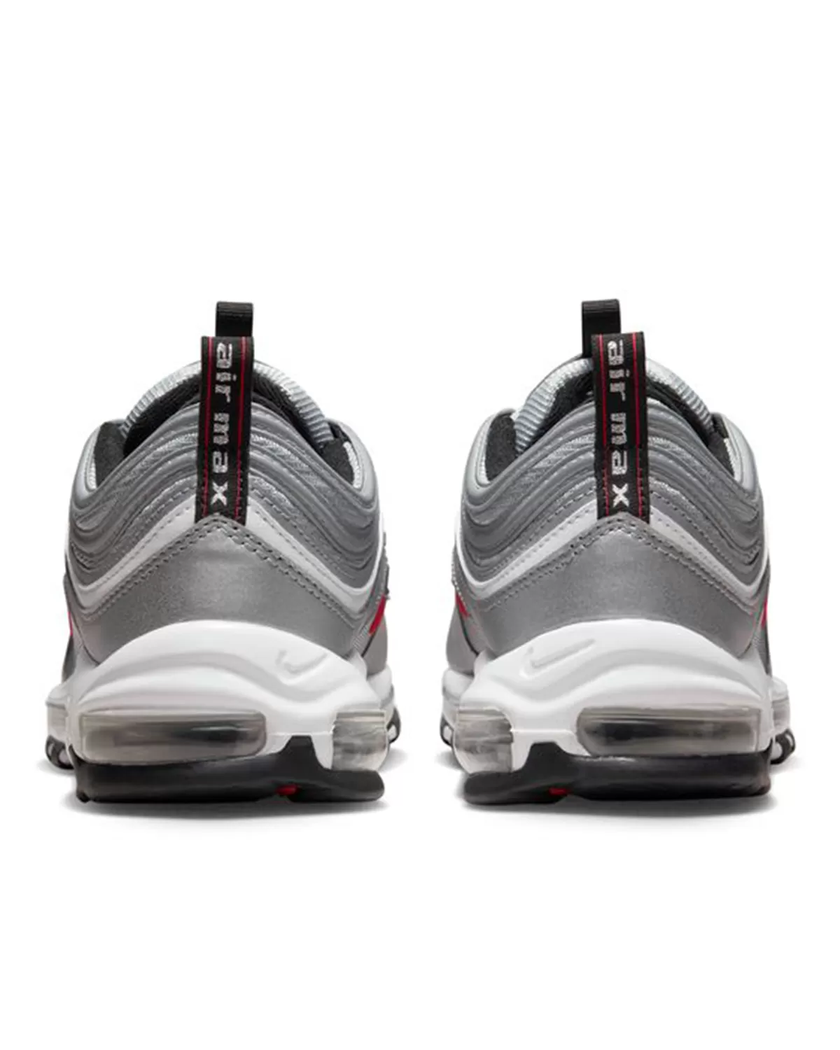 Air Max 97 (GS) Metallic Silver/Varsity Red/White