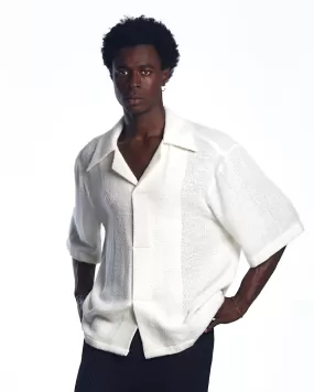 AJABENG Asiakwa Cotton-Knit Lapel Shirt