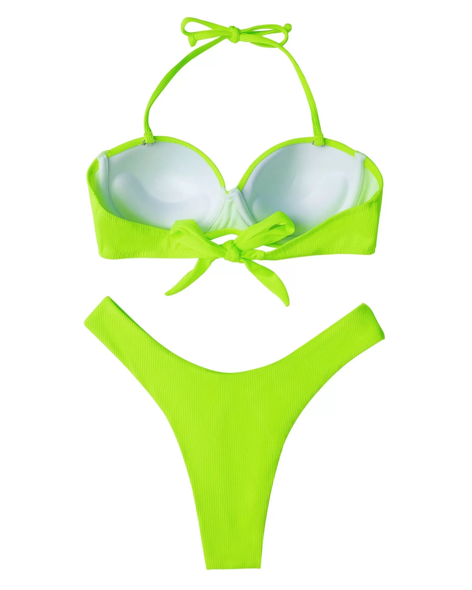 Amelia Sexy Damen-Bikini, brasilianisches Push-up-BH-Bikini-Set