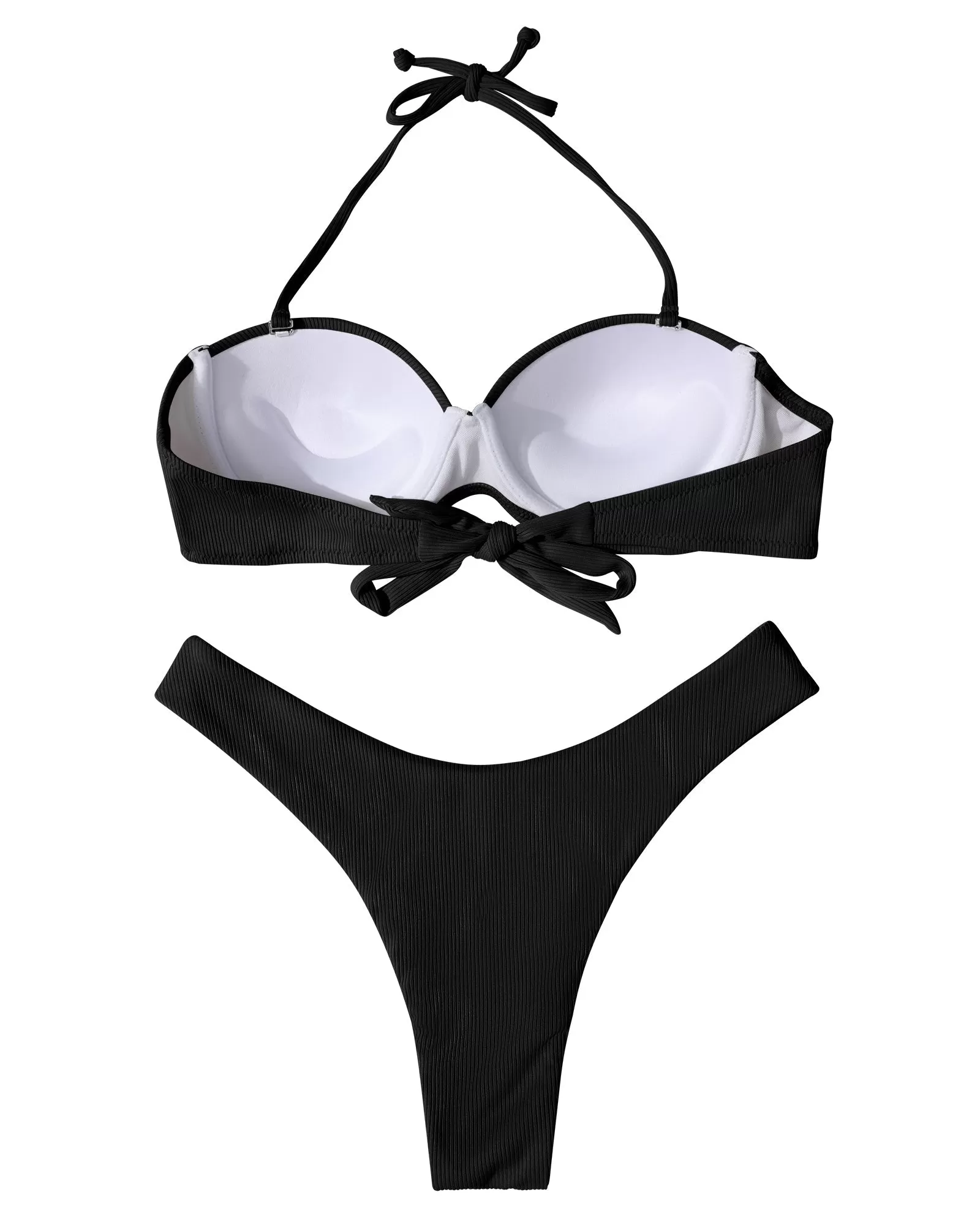 Amelia Sexy Damen-Bikini, brasilianisches Push-up-BH-Bikini-Set