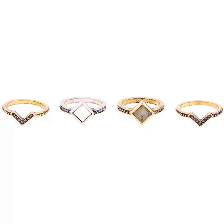 AMI - Geo Gladiator Ring Set