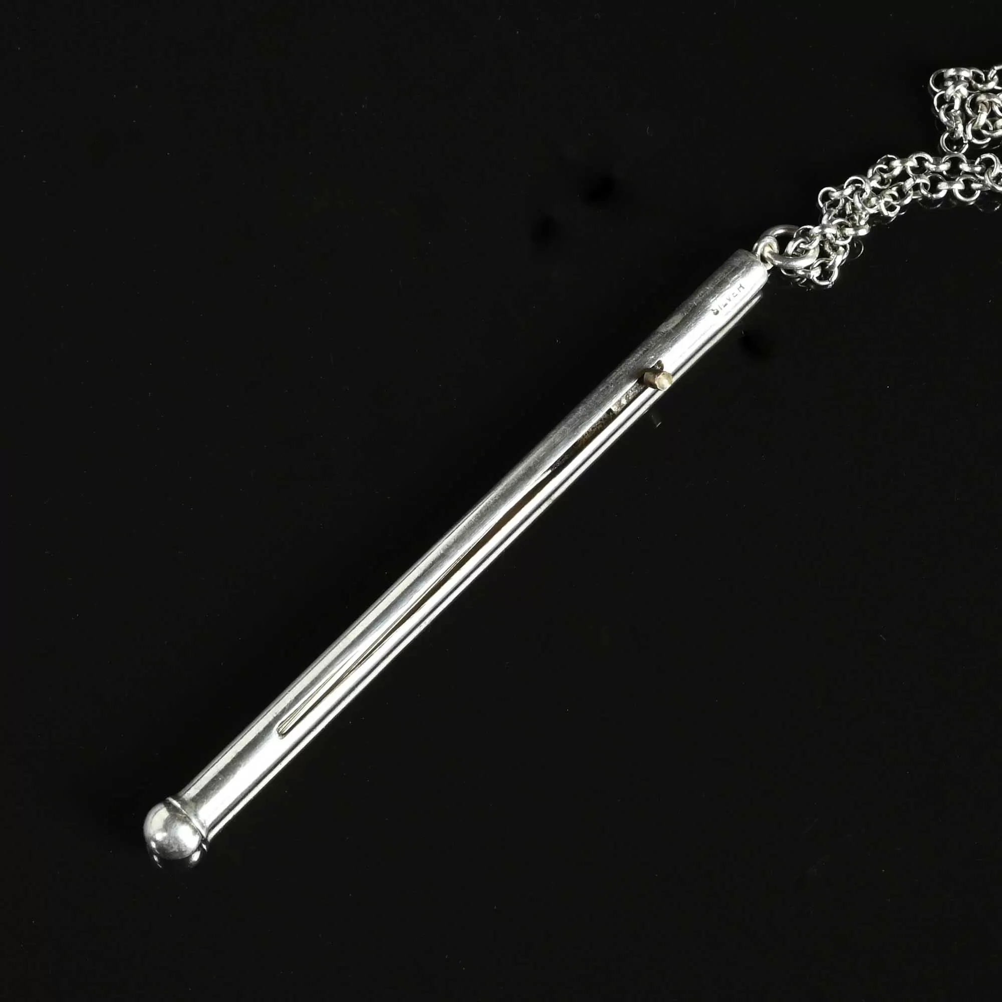 Art Deco Champagne Swizzle Stick Pendant