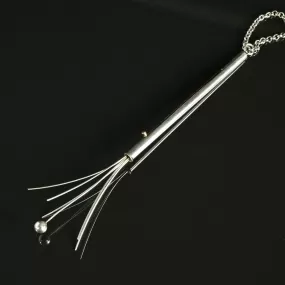 Art Deco Champagne Swizzle Stick Pendant