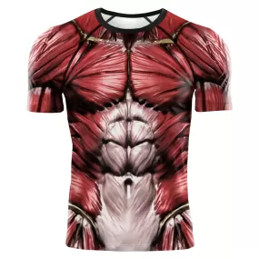 Attack on Titan '9 Titans' Elite Short Sleeve Compression Rashguard