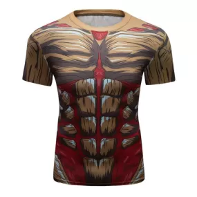 Attack on Titan 'Armored Titan' Elite Short Sleeve Rashguard