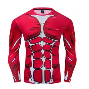 Attack on Titan Compression 'Colossal Titan' Premium Long Sleeve Rashguard