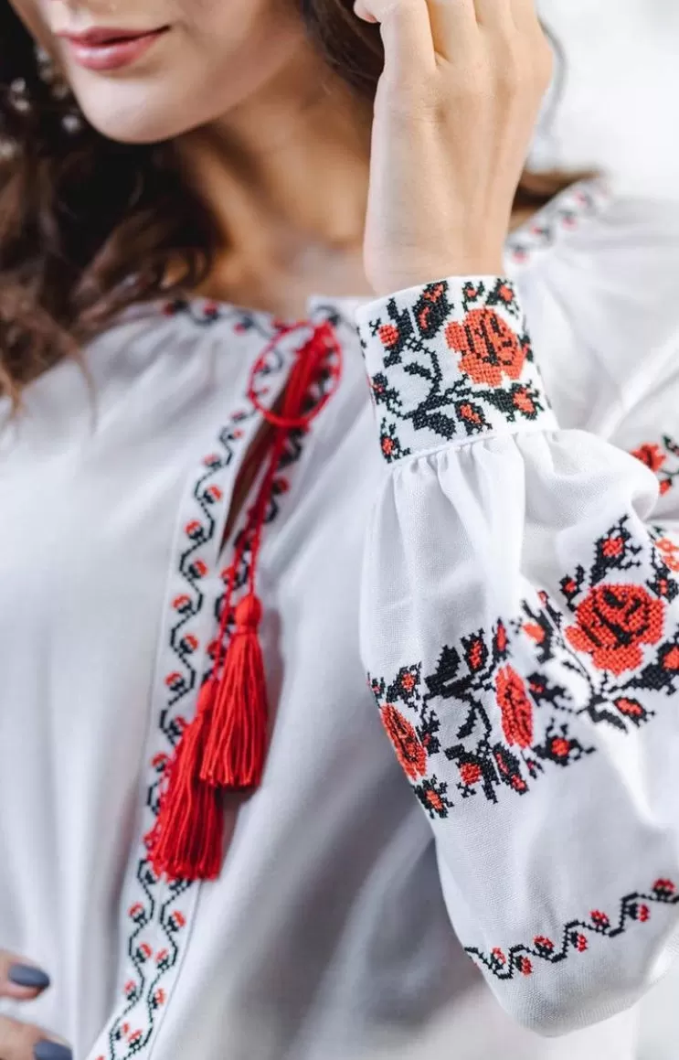 Blouse- “Red Rose”