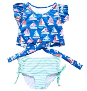 Blueberry Bay Two Piece Swimsuit - Anchors Away