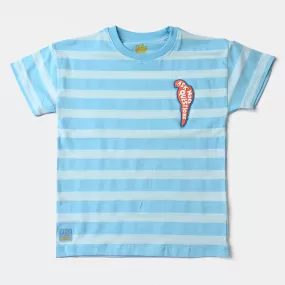 Boys Cotton Jersey T-Shirt H/S Ask More Question-T.Breeze