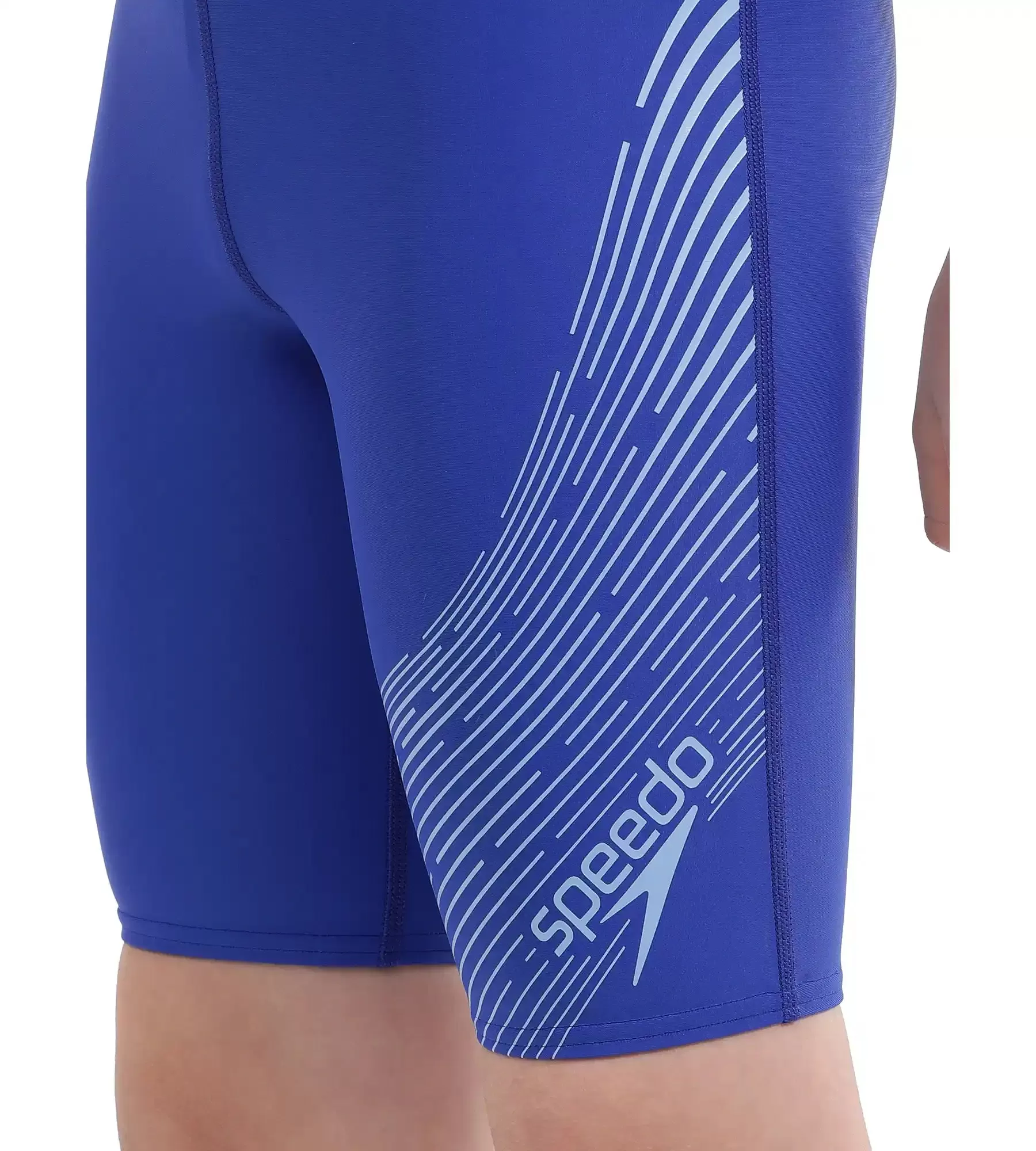 Boy's Endurance Medley Logo Jammer - True Cobalt  &  Curious Blue