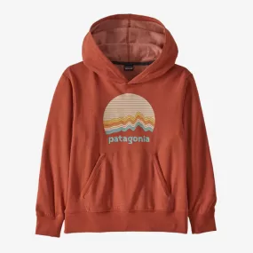 Boys' Patagonia | Lightweight Graphic Hoody | Moonlight Burl Red