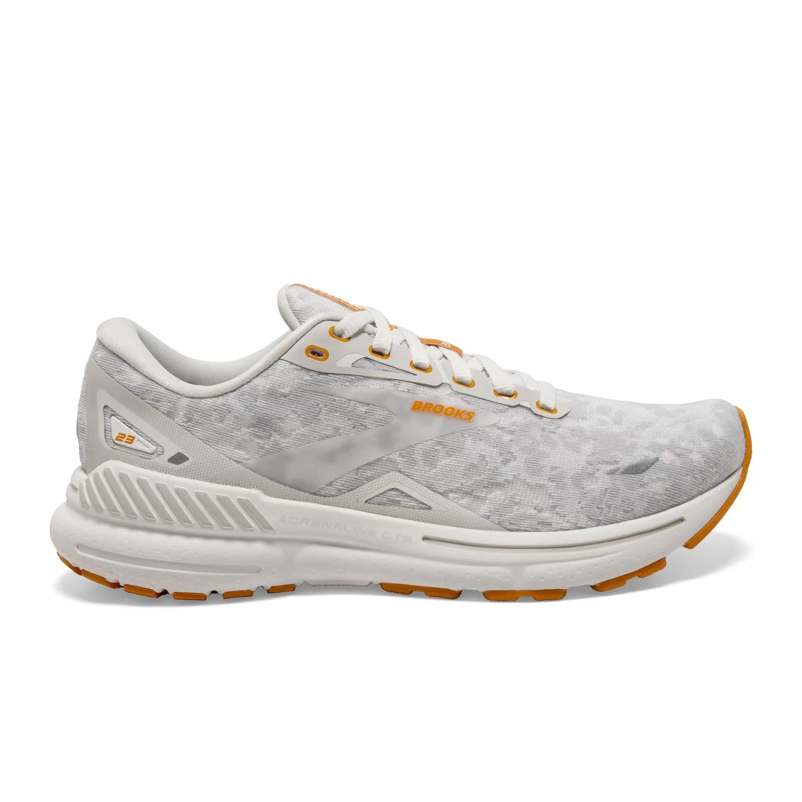 Brooks Adrenaline GTS 23 Camo (Women) - Blanc/Gray/Sunflower