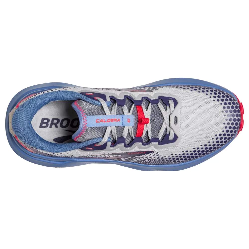 Brooks Caldera 6 (B Width) - Oyster/Blissful Blue (Womens)