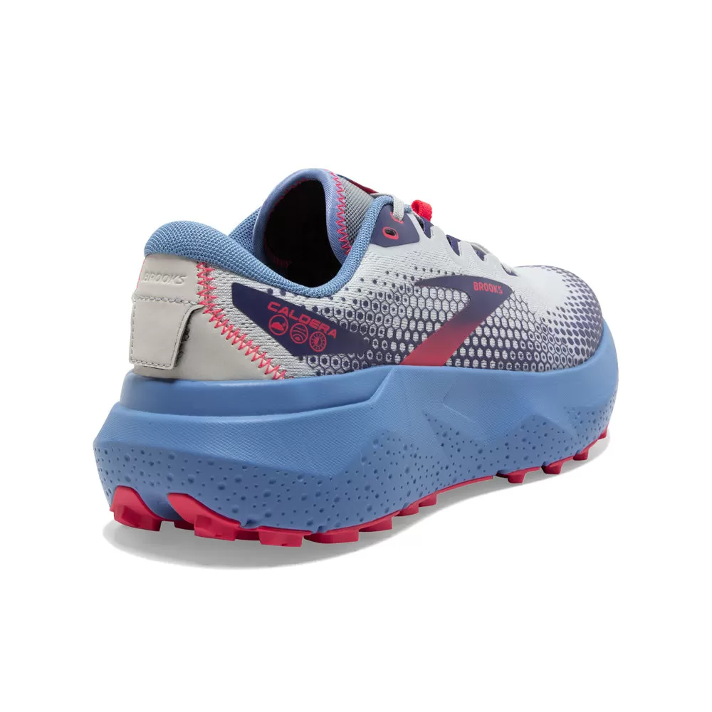 Brooks Caldera 6 (B Width) - Oyster/Blissful Blue (Womens)