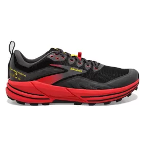 Brooks Cascadia 16 ( Men's) - Black/Fiery Red/Blazing Yellow