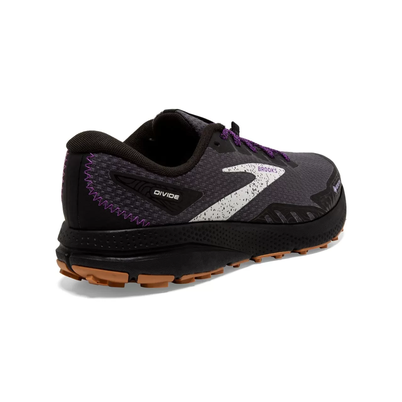 Brooks Divide 4 Goretex (Women's) - Black/Blackened Pearl/Purple