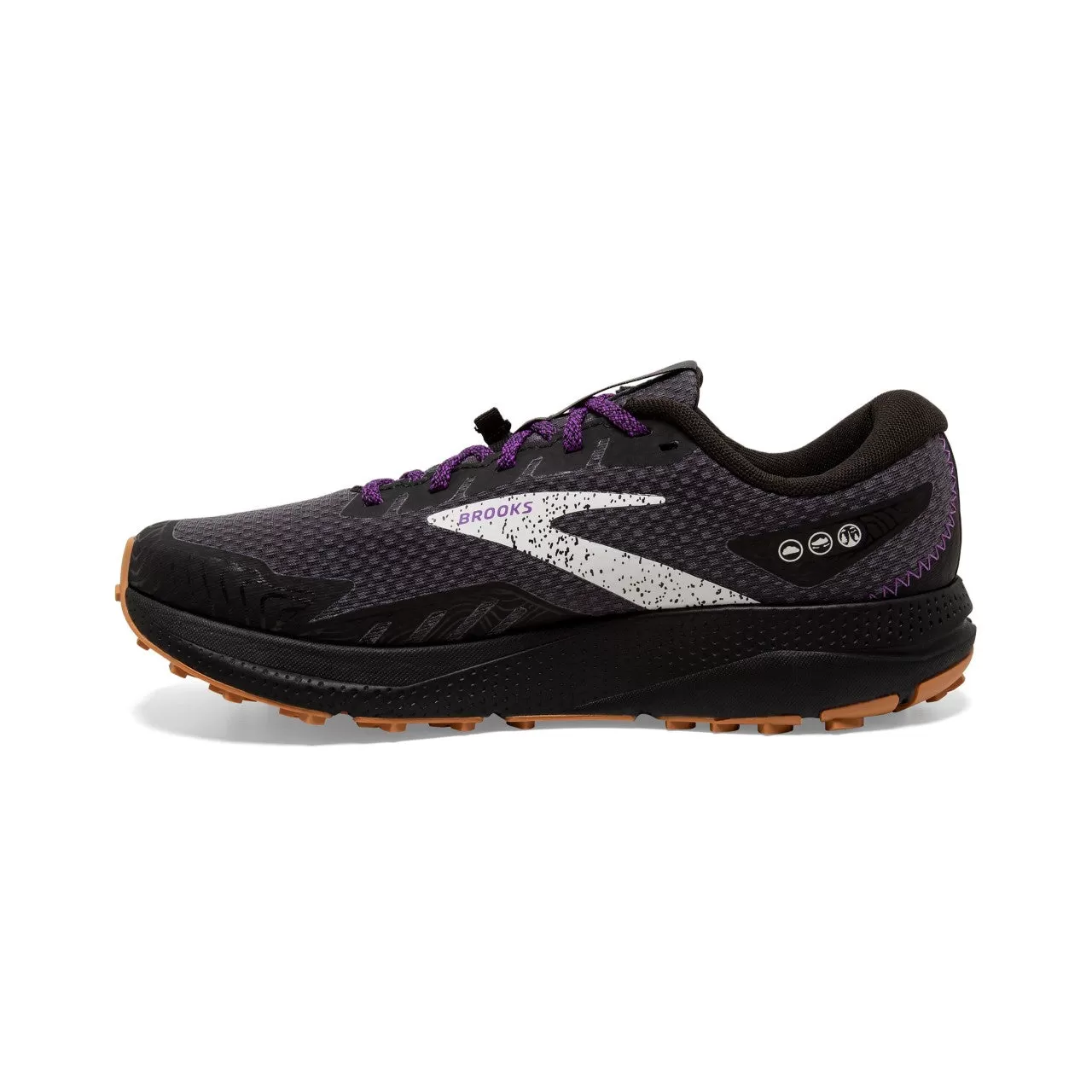 Brooks Divide 4 Goretex (Women's) - Black/Blackened Pearl/Purple