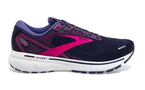 Brooks Ghost 14 Ladies Running Shoe Peacoat/Pink/White