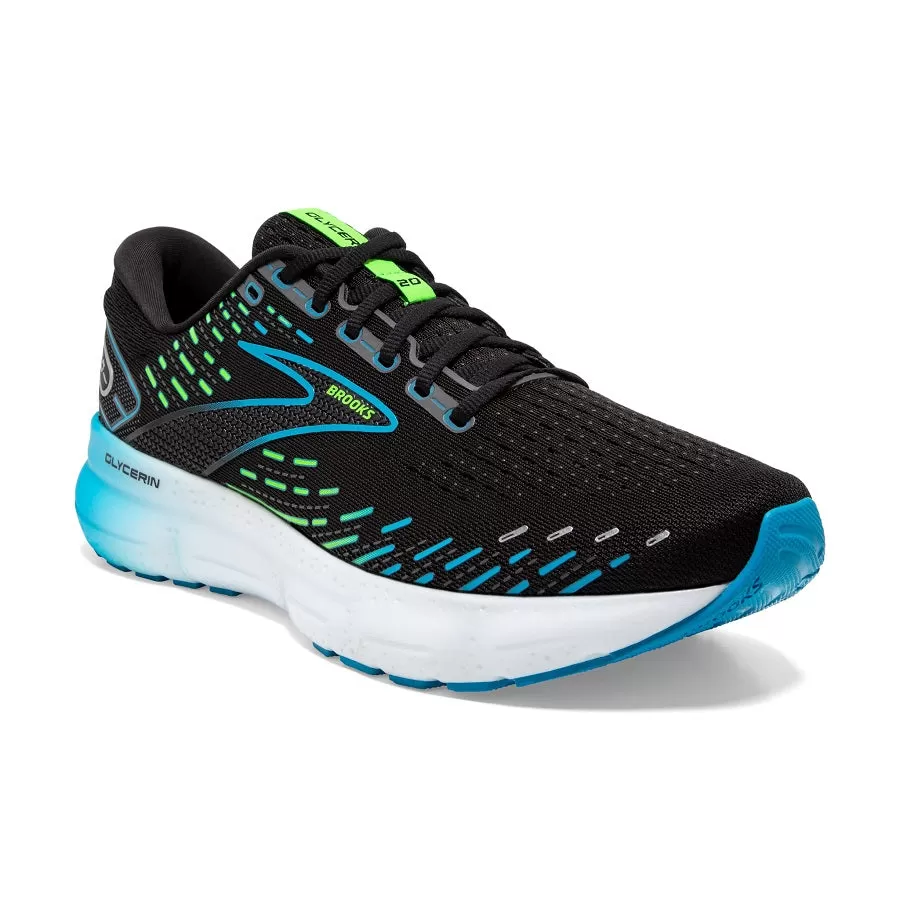 Brooks Glycerin 20 Negro Azul Verde