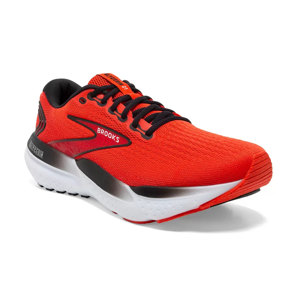 Brooks Glycerin 21 (Mens) - Grenadine/Salsa/Black