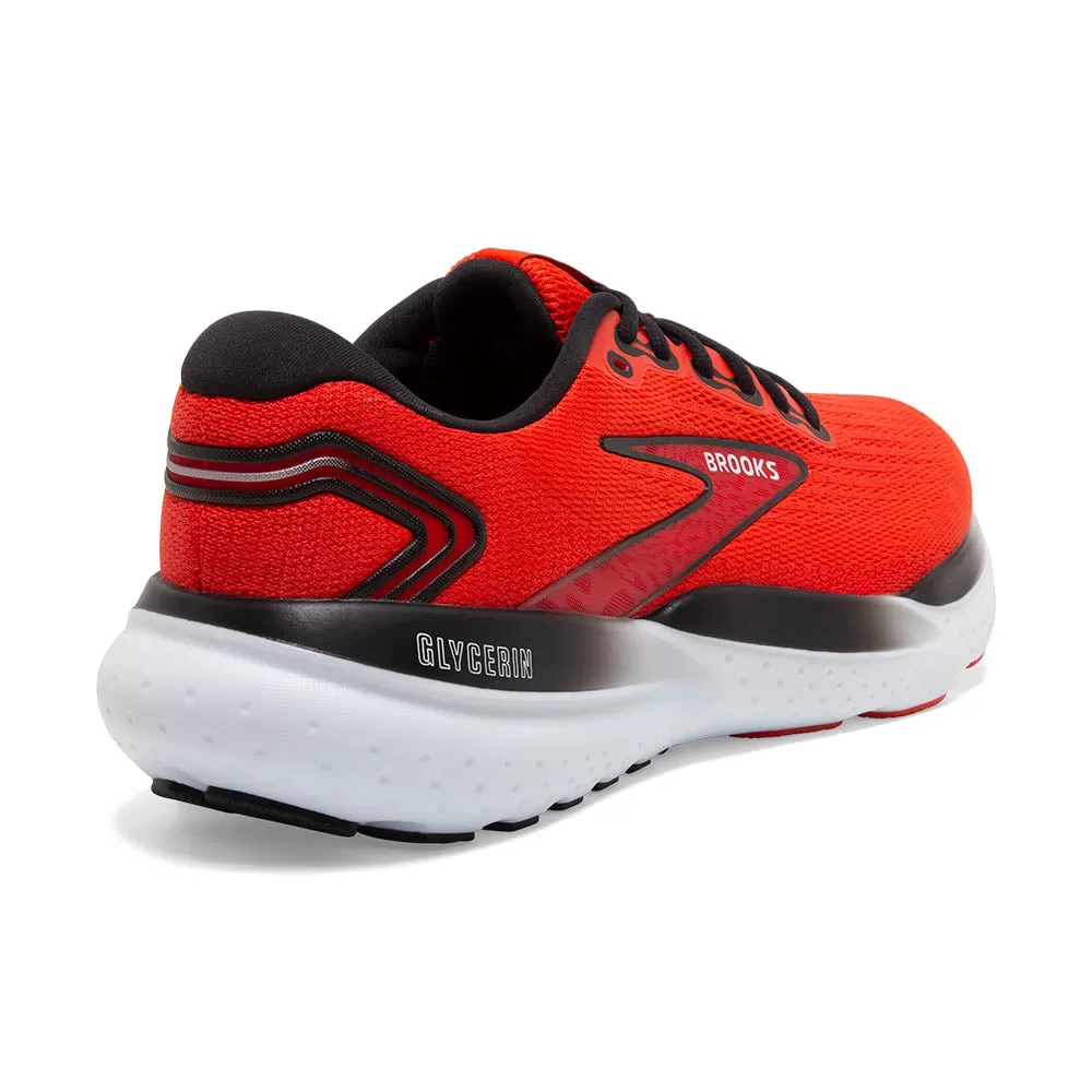 Brooks Glycerin 21 (Mens) - Grenadine/Salsa/Black