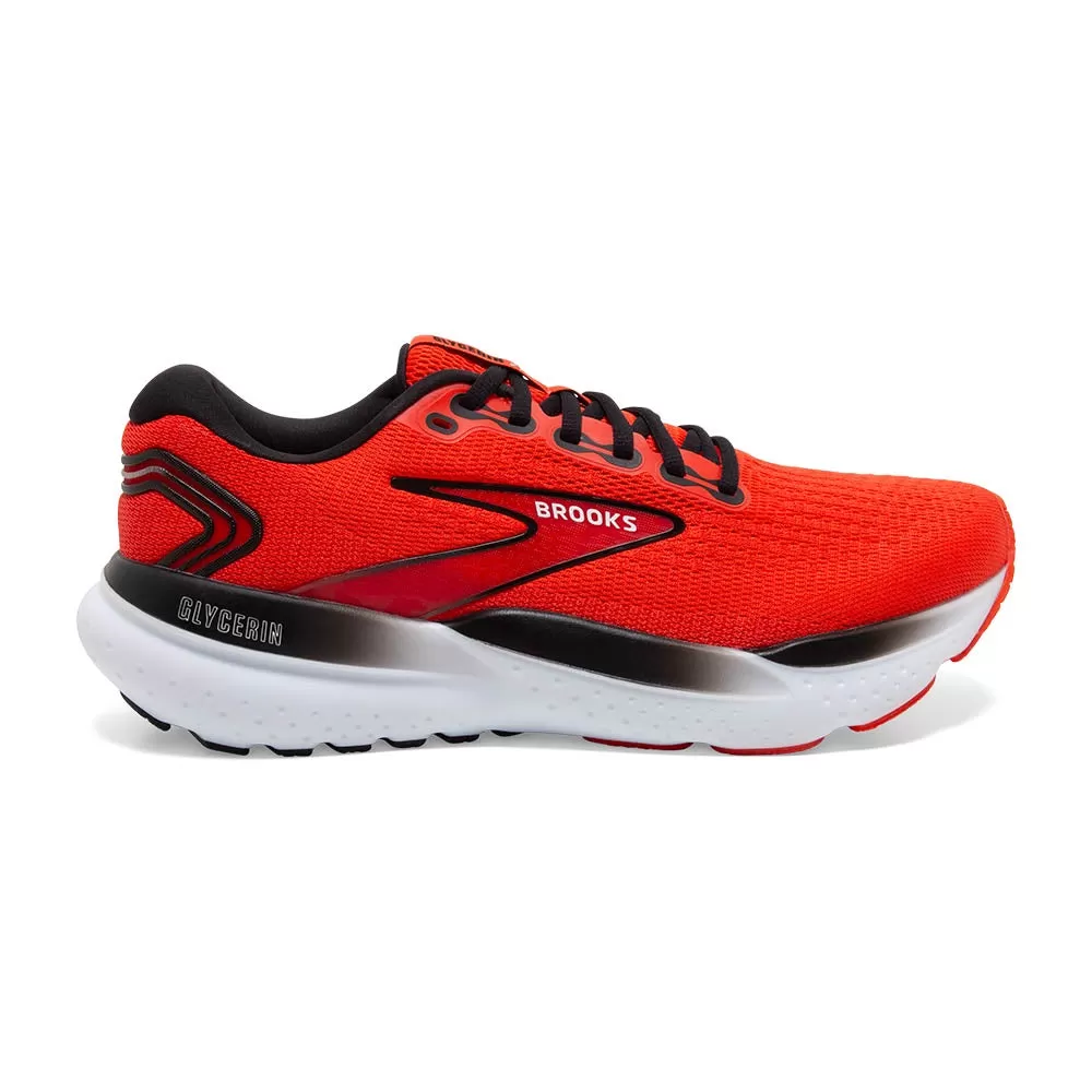 Brooks Glycerin 21 (Mens) - Grenadine/Salsa/Black