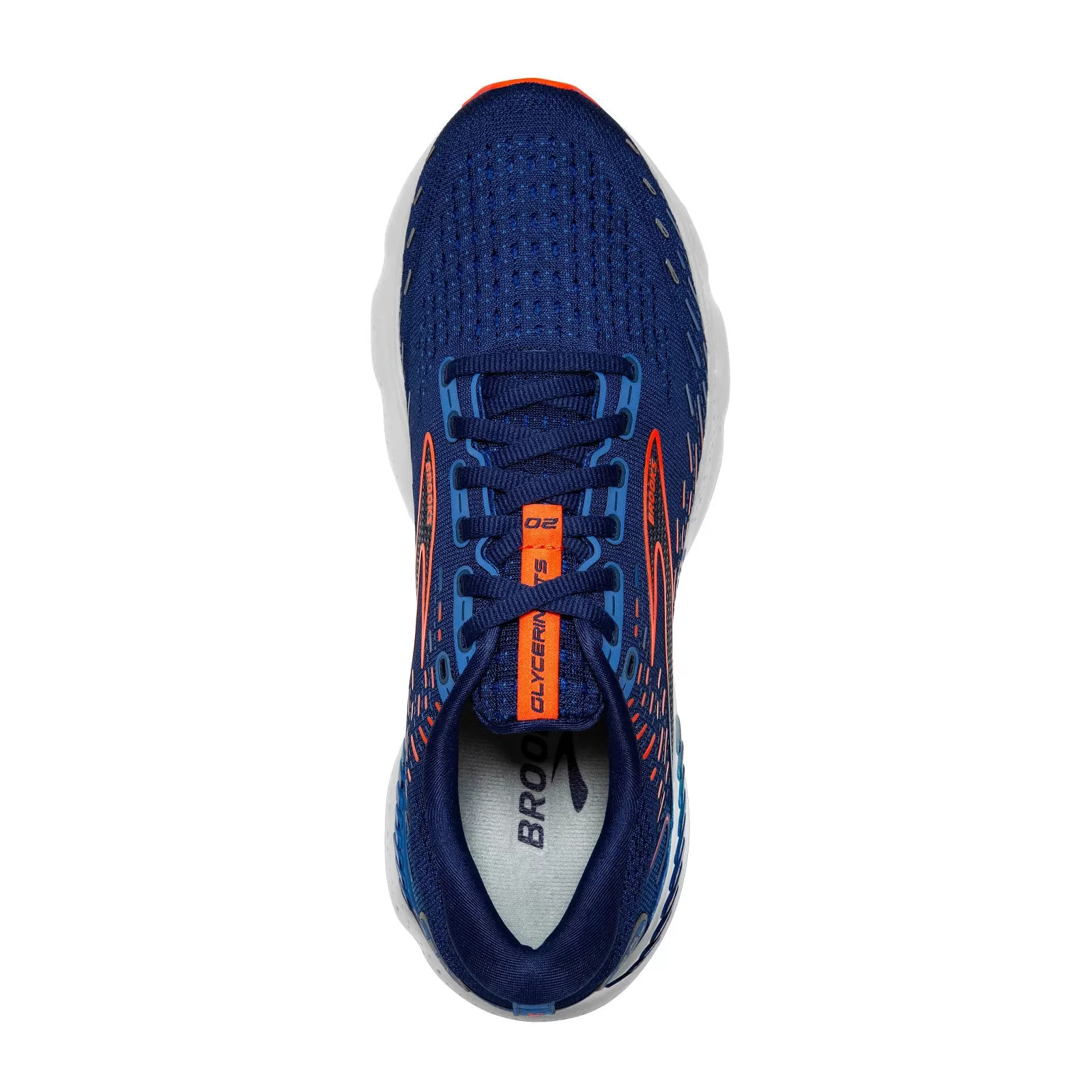 Brooks Glycerin GTS 20 (Men) - Blue Depths/Palace Blue/Orange