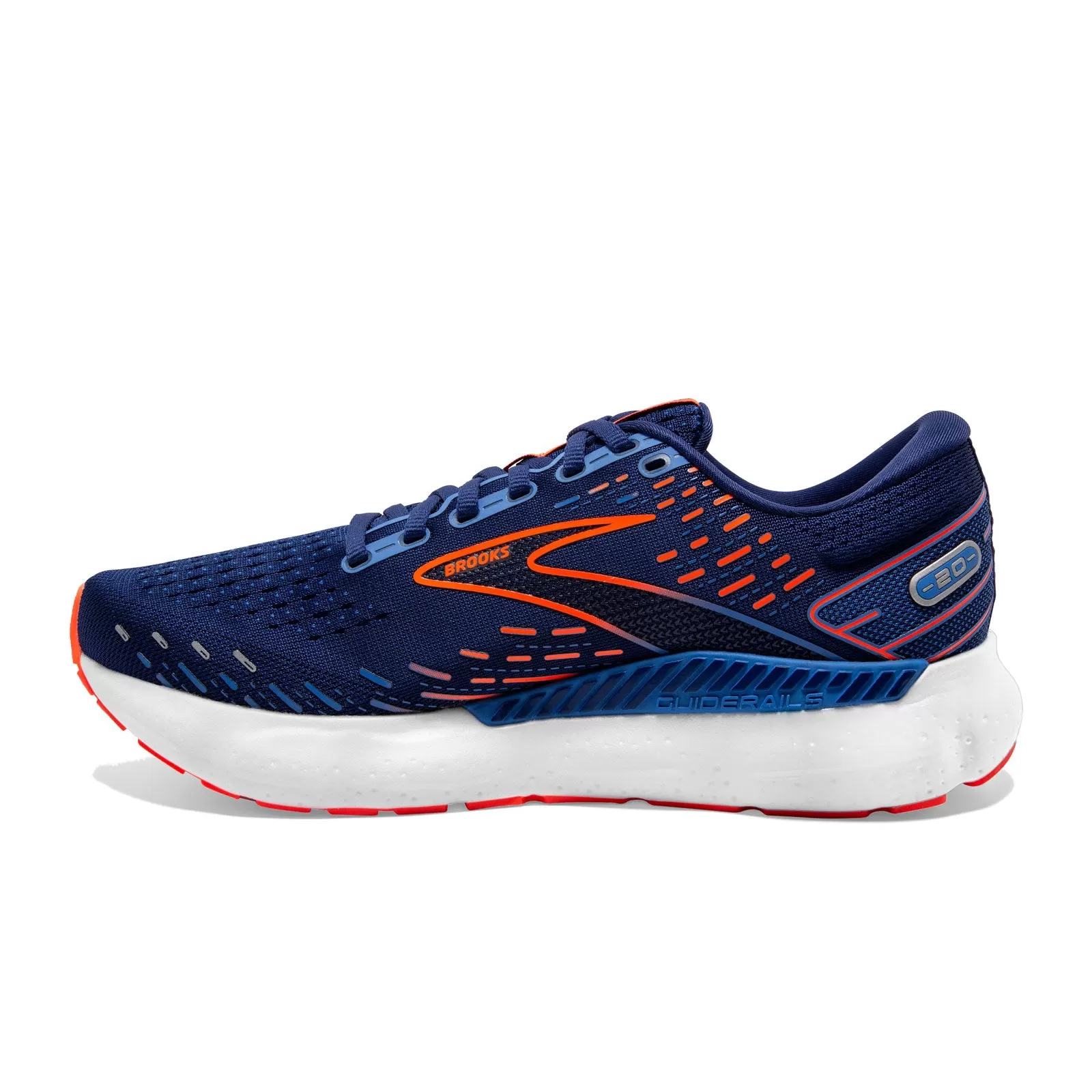 Brooks Glycerin GTS 20 (Men) - Blue Depths/Palace Blue/Orange