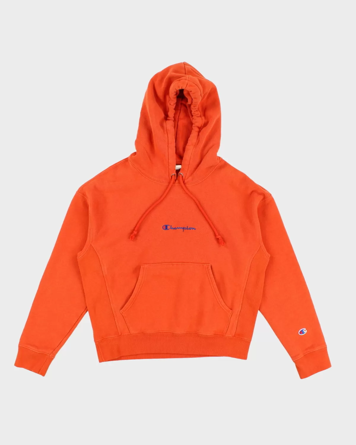 Burnt Orange Champion Hoodie - M