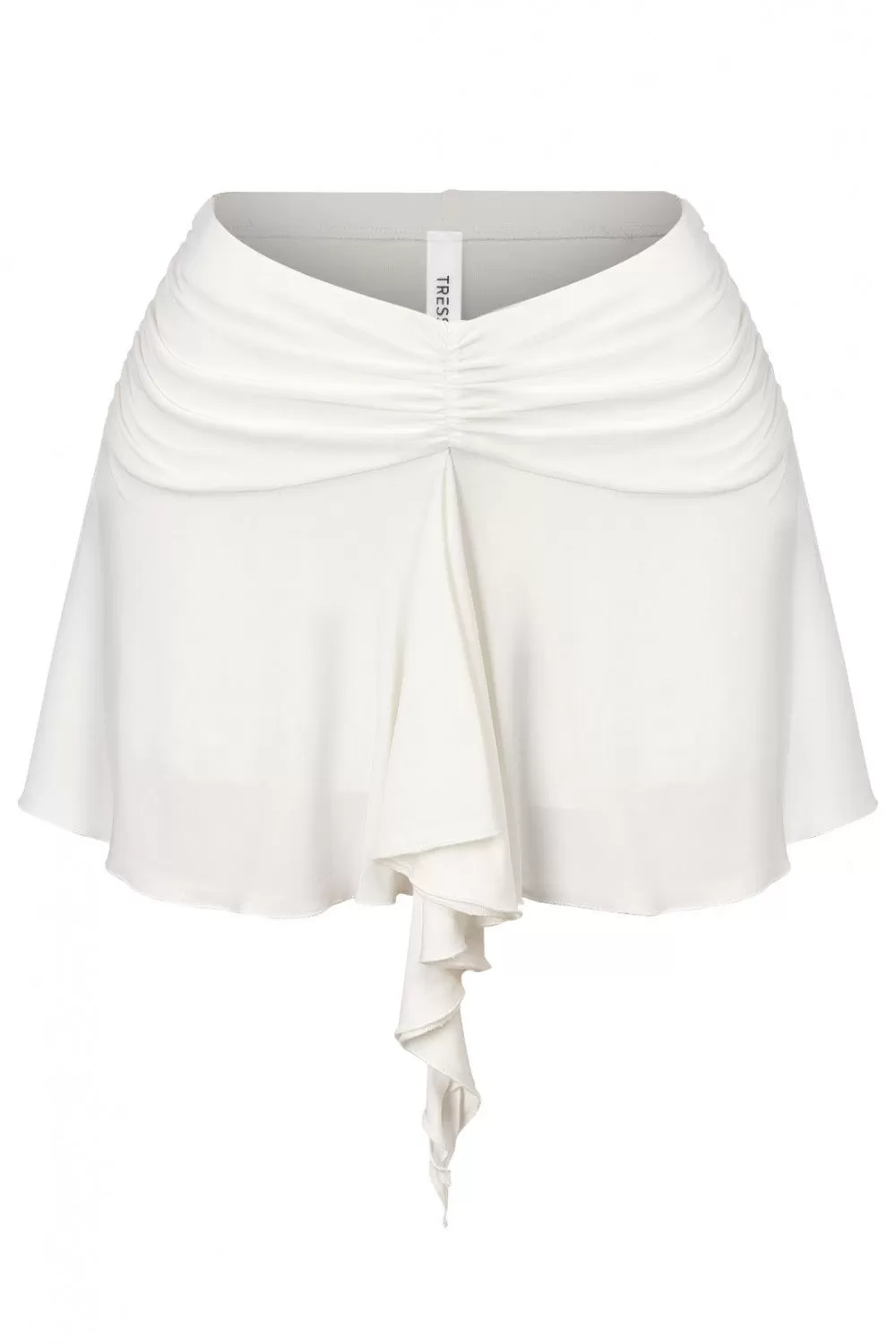 Business Talk Ruffled Hem Mini Skirt