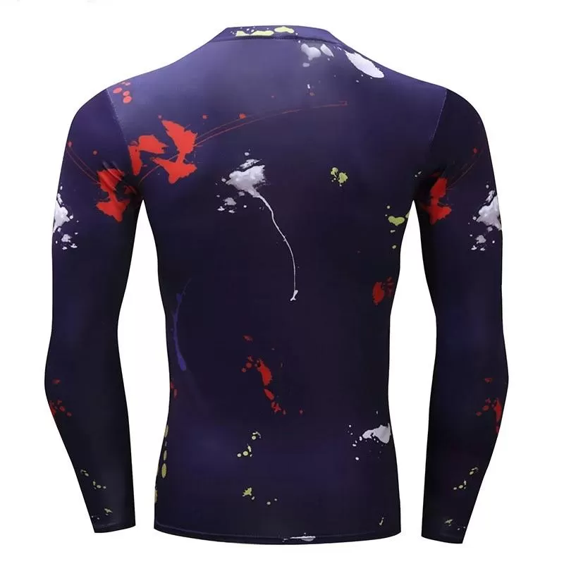 Camouflage Compression 'Paintball Camo' Long Sleeve Rashguard