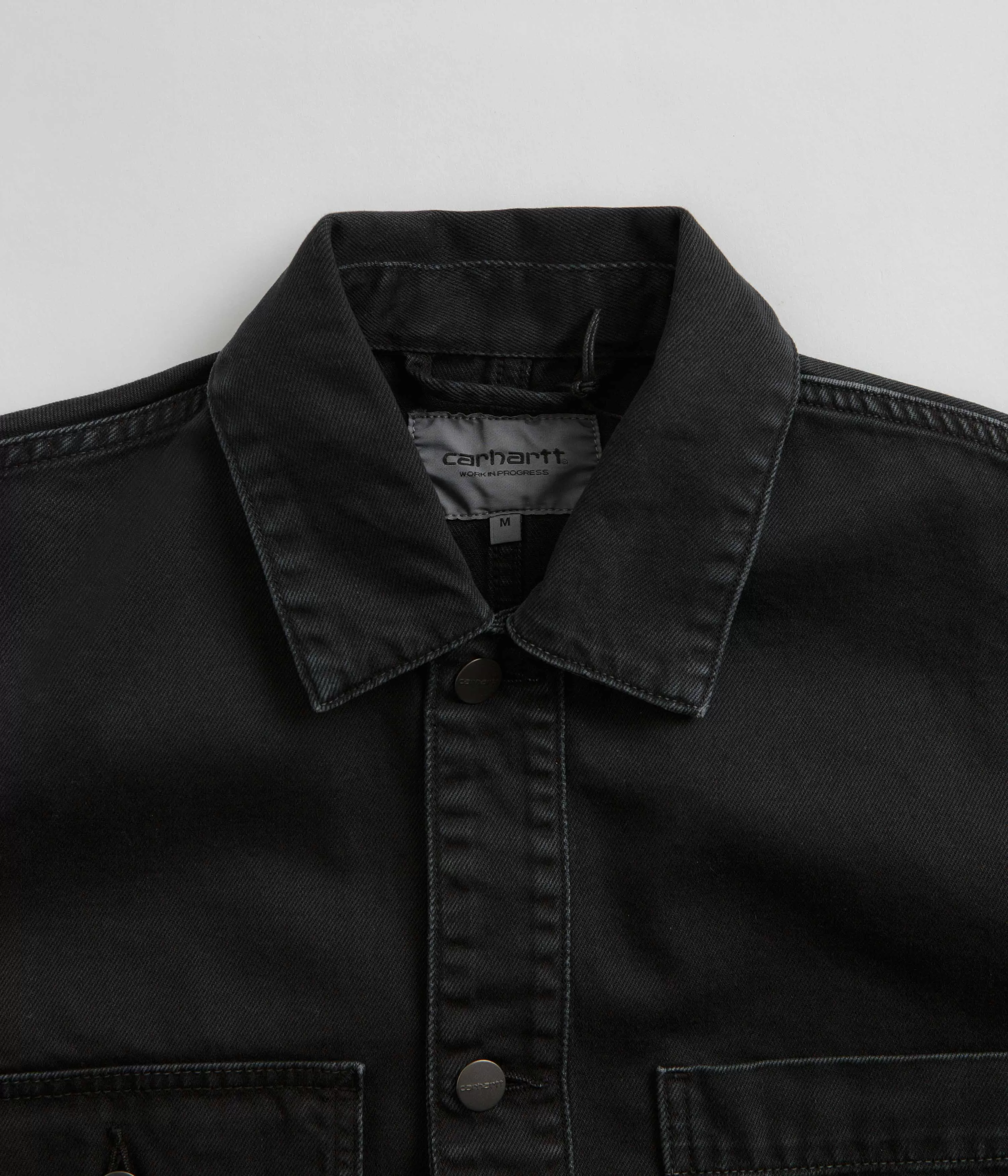 Carhartt Garrison Coat - Stone Dyed Black