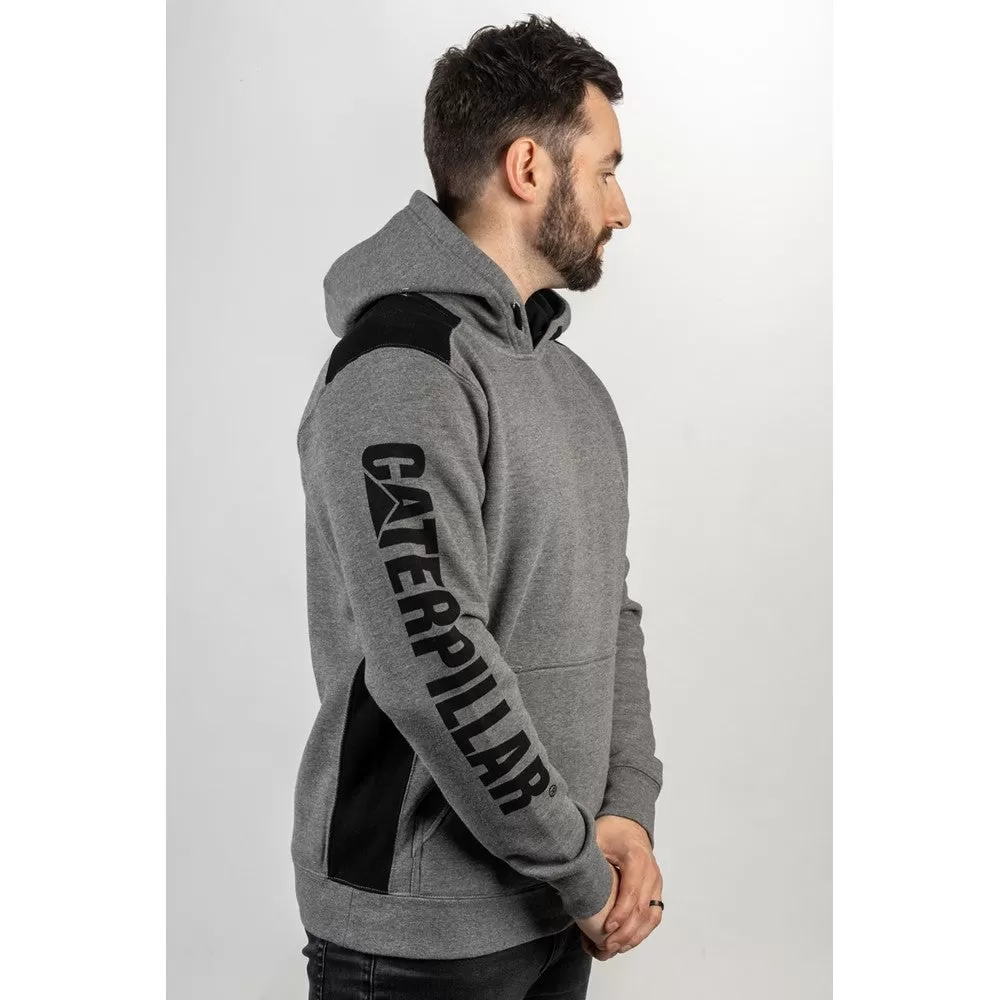 Caterpillar Logo Panel Hooded Sweatshirt