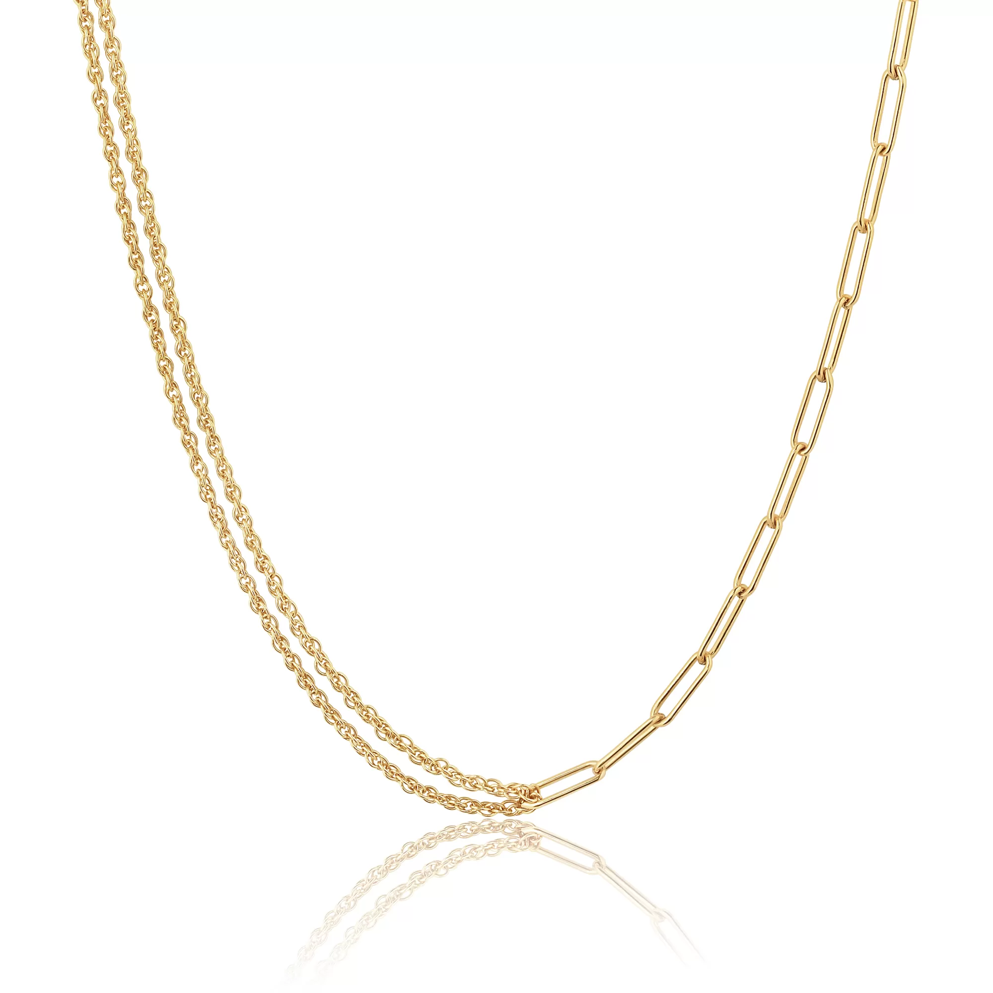 Celine Duo Chain Necklace