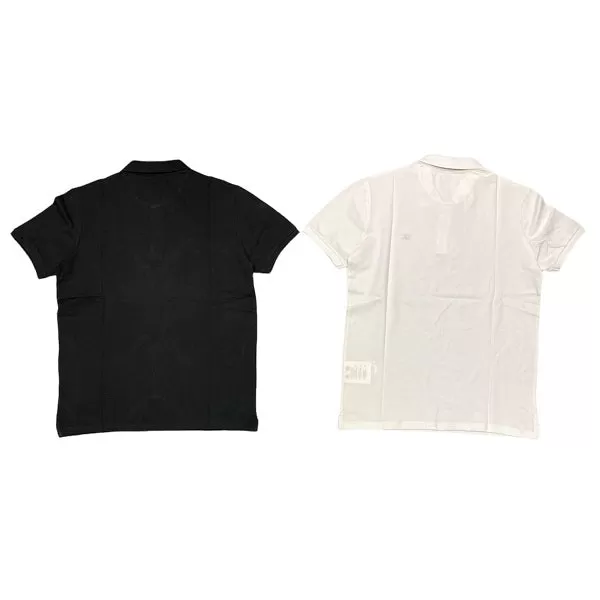 Champion 2 Men's short sleeve polo shirt 217540 KK001 NBK-WHT black and white