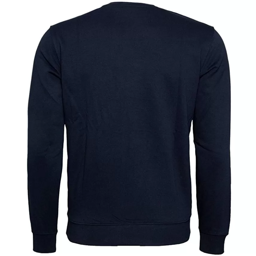 Champion long sleeve cotton shirt Crewnwck Sweatshirt 214750 NNY blue