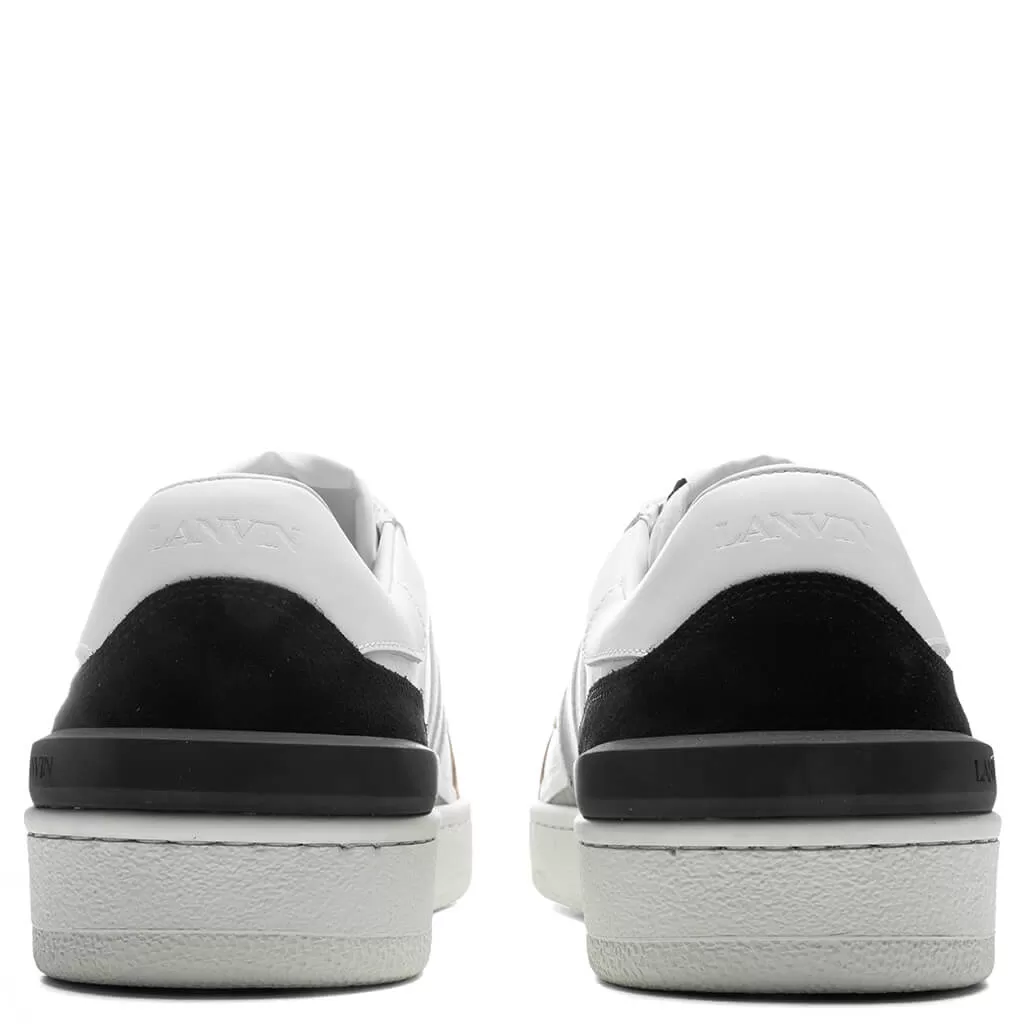 Clay Low Top Sneakers - White/Silver