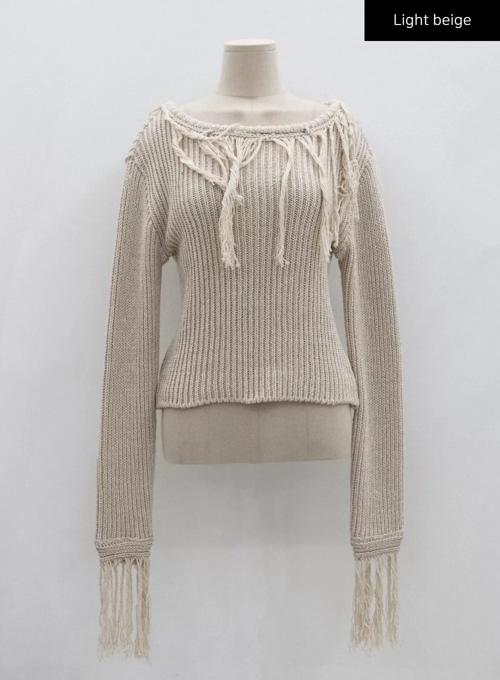 Collin Fringe Long Sleeve Knit CS28