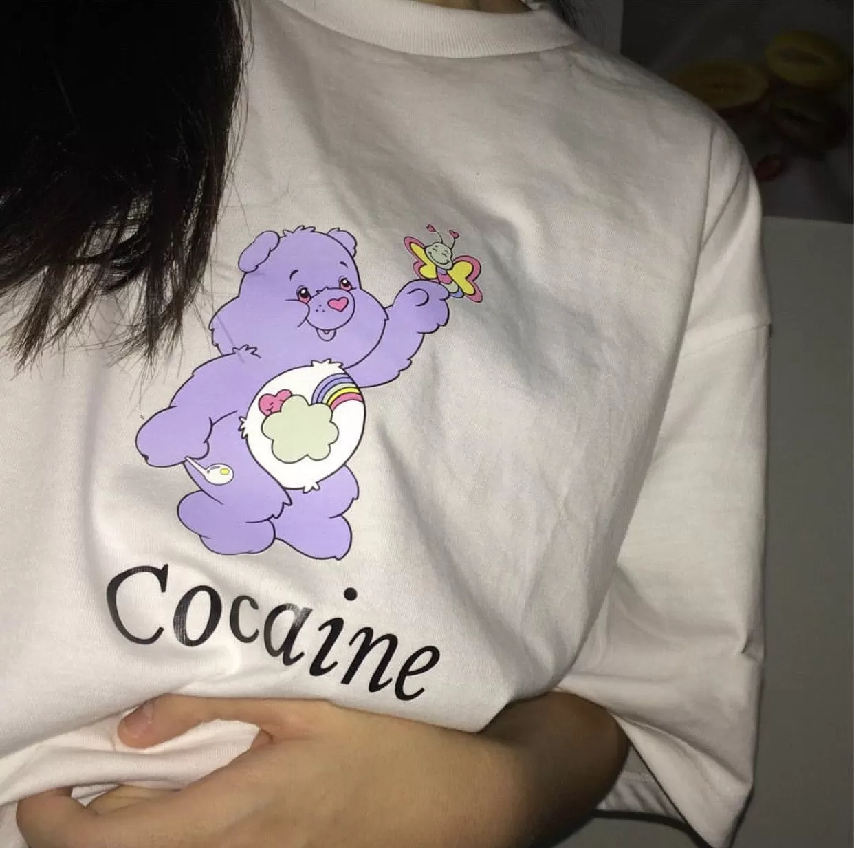 CUTE COCAINE BEAR T-SHIRT BY22224