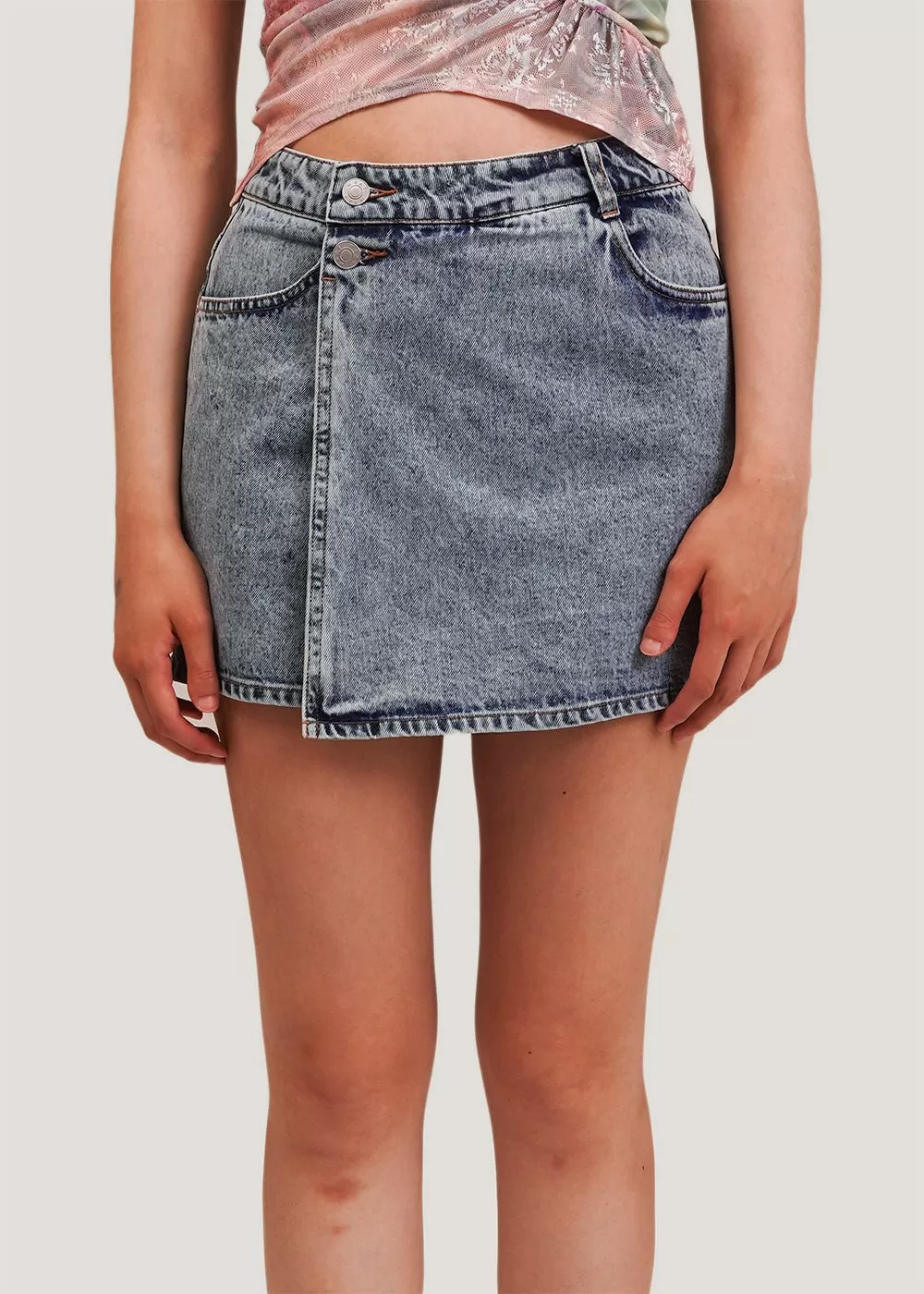 Denim Skort