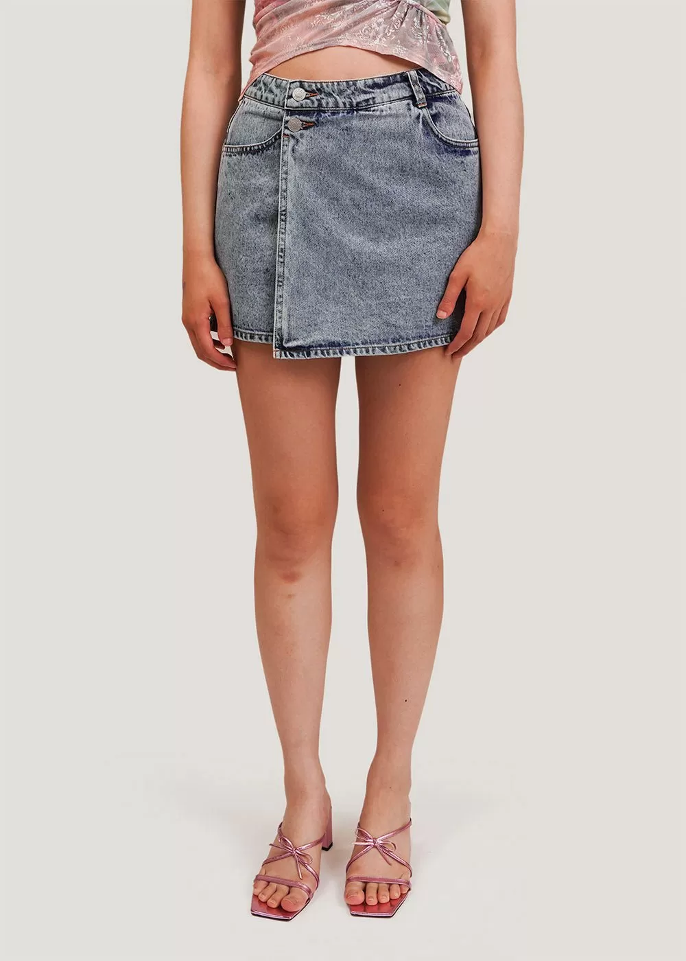 Denim Skort