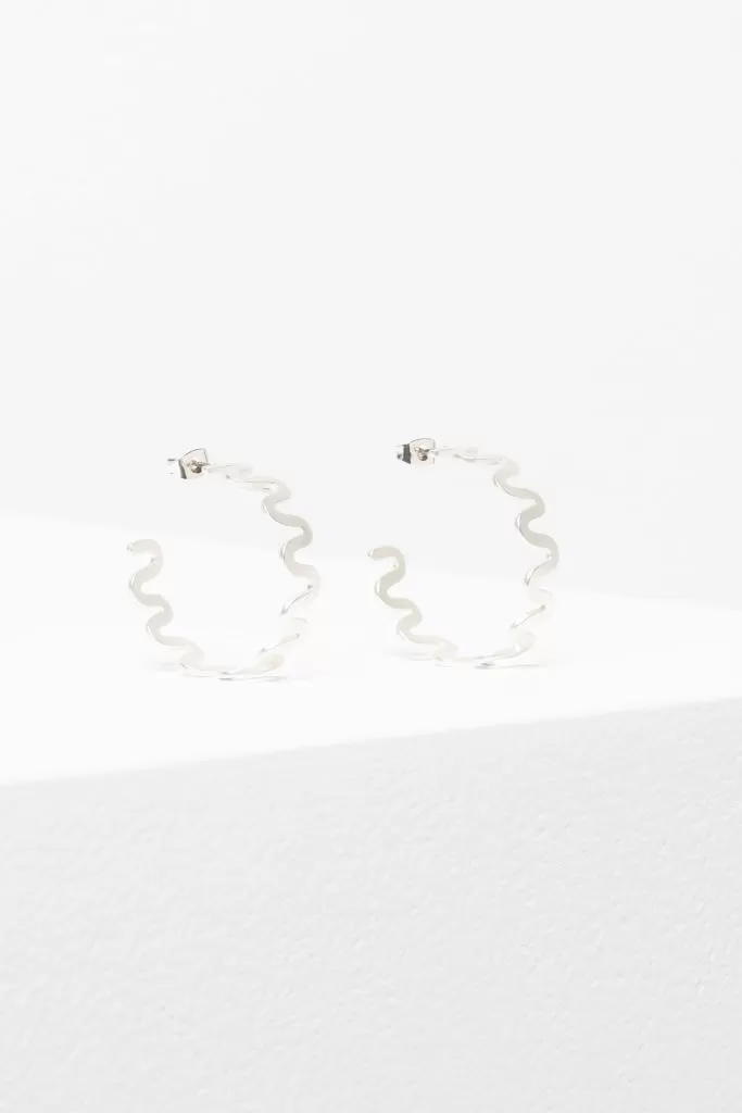 Elk The Label - Kero Hoop Earring - Silver