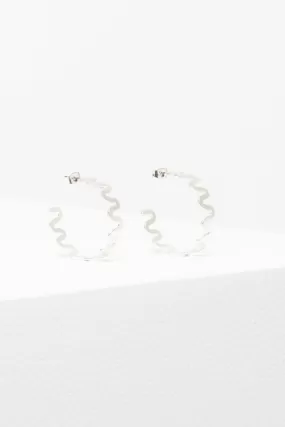 Elk The Label - Kero Hoop Earring - Silver