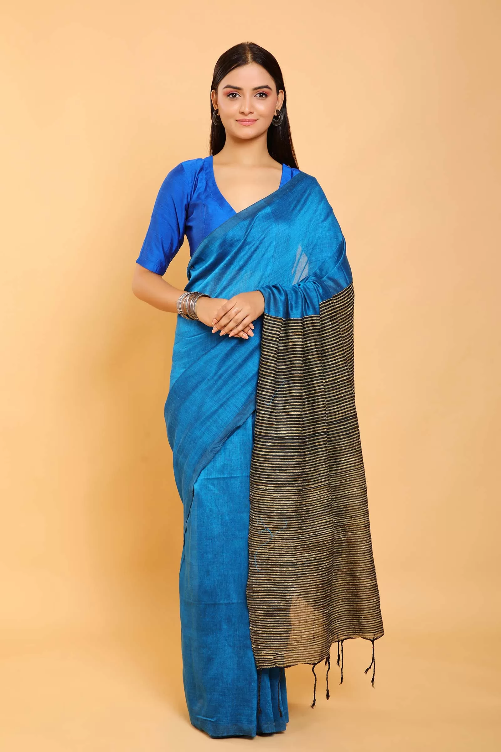 Elysia Cotton Loom Woven Saree