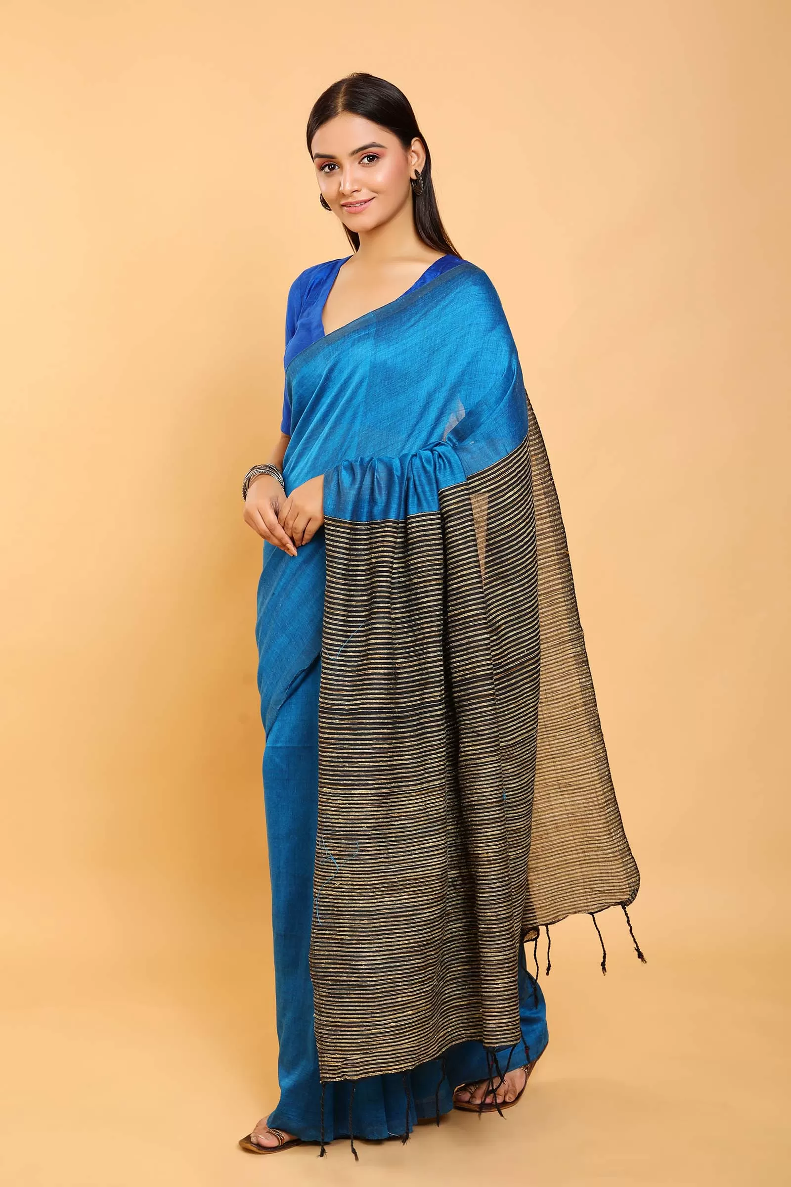 Elysia Cotton Loom Woven Saree